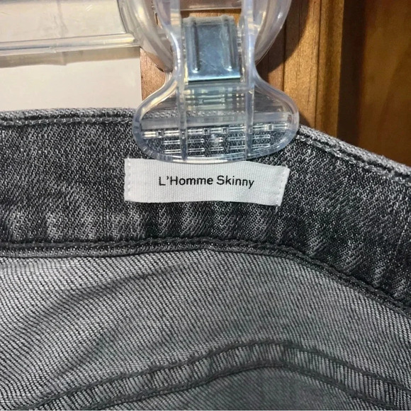 FRAME DENIM Men’s L’Homme Skinny Distressed Jeans in Kennesaw/Gray 32 - Picture 7 of 10